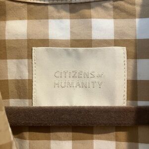 NWOT Citizens of Humanity Checkered Shirt